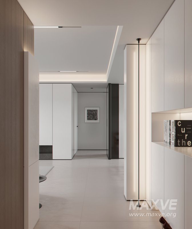 Modern living room and dining room interior scene - Image 5