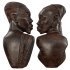 Wooden African Couple Statue - Thumbnail 3