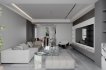 Modern living room and dining room interior scene - Thumbnail 6