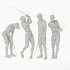 Golf Player Man 04 Poses - Thumbnail 2