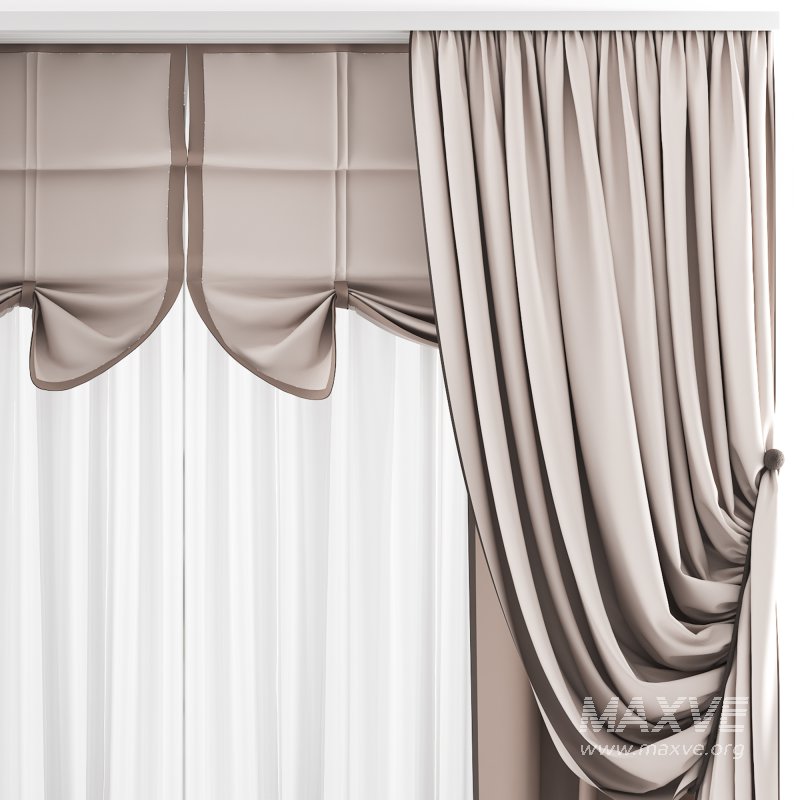 Silk and Cotton Curtain Set 80 - Image 2