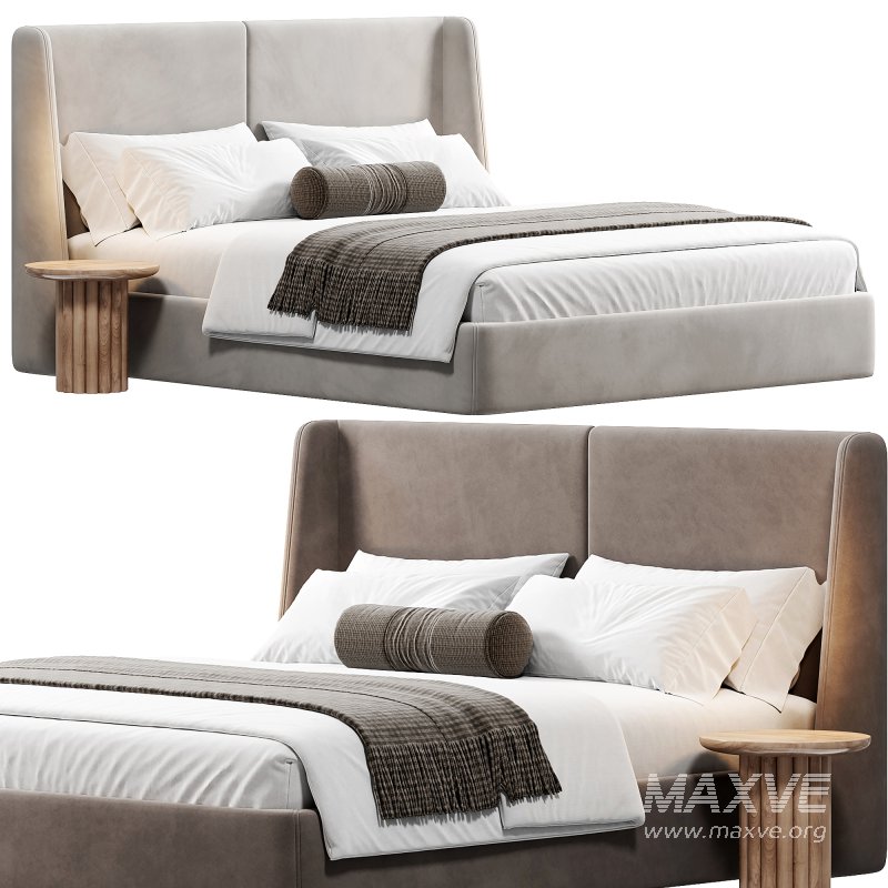 Soft headboard XL Jolien Bed by laredoute - Image 2