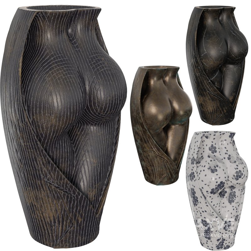 4 Type Material Butt Pot - Image 1