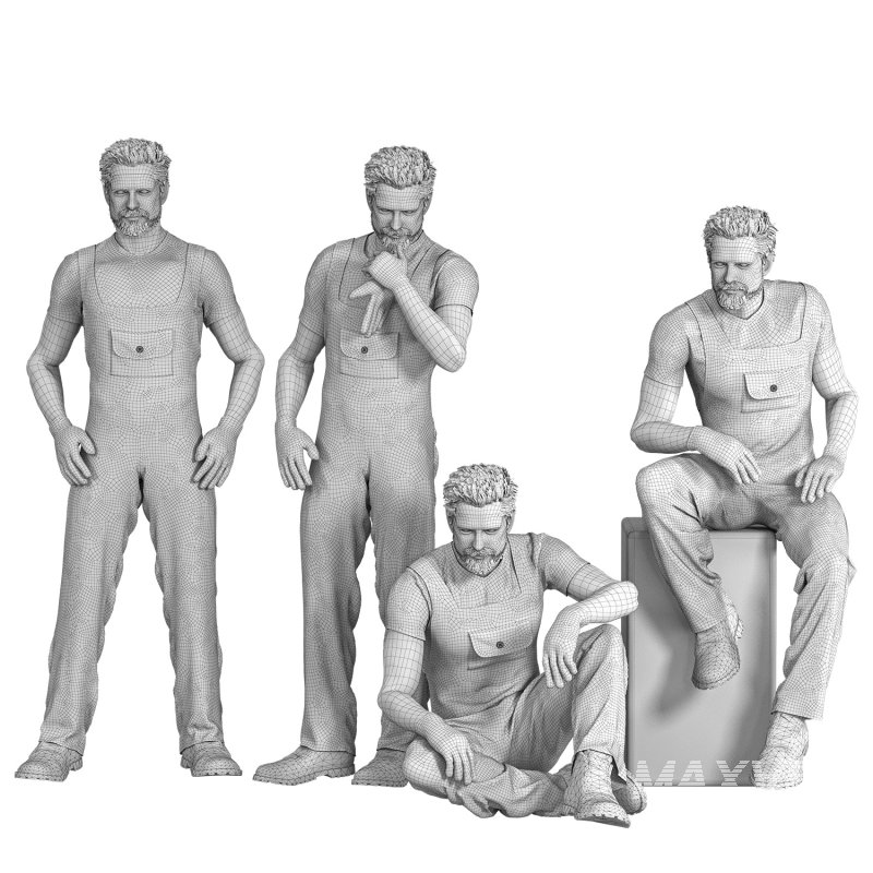 Mechanic Industrial Man Worker - Image 1