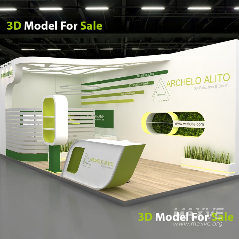 3D Stand Booth Model - Image 7