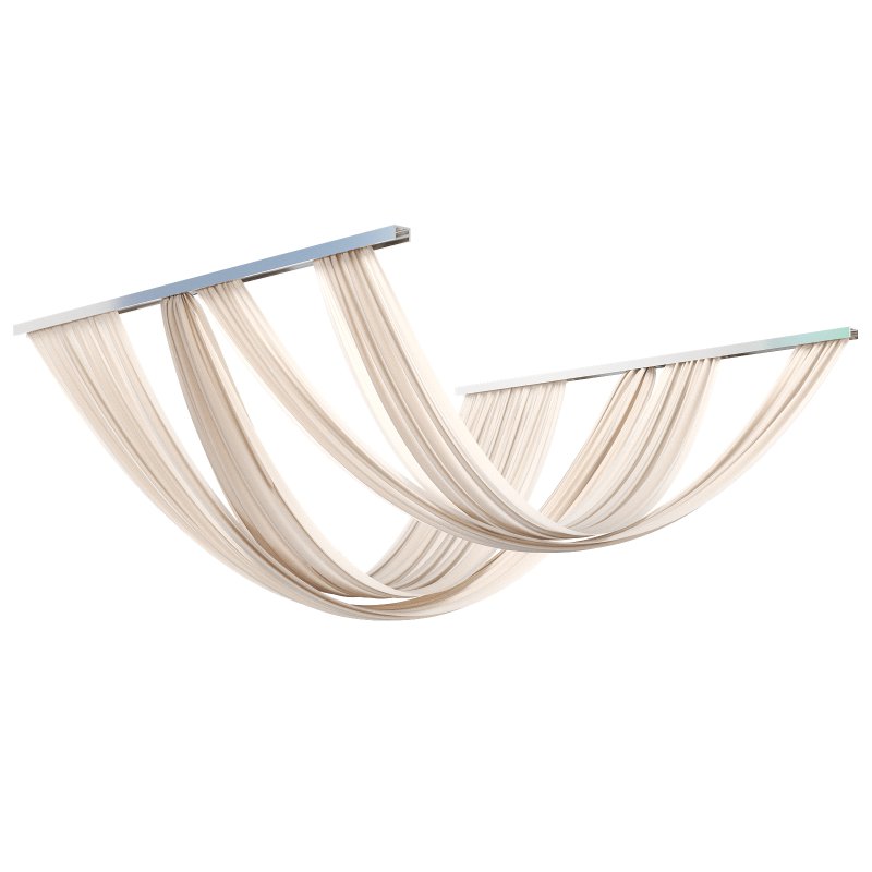 Ceiling Drape Curtain Panels vol 04 - Image 1