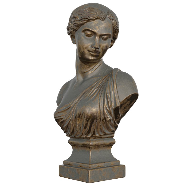 Antique Classical Greek Goddess Bust - Image 1