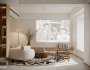 Modern living room and dining room interior scene - Thumbnail 2