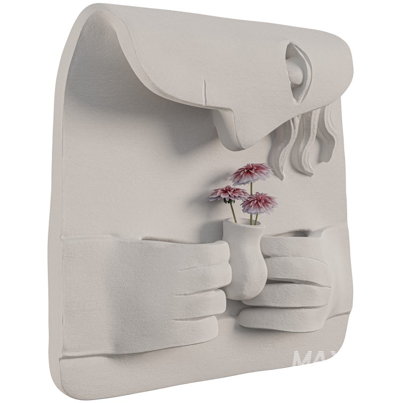 Wall Mounted Abstract Sculpture - Image 3