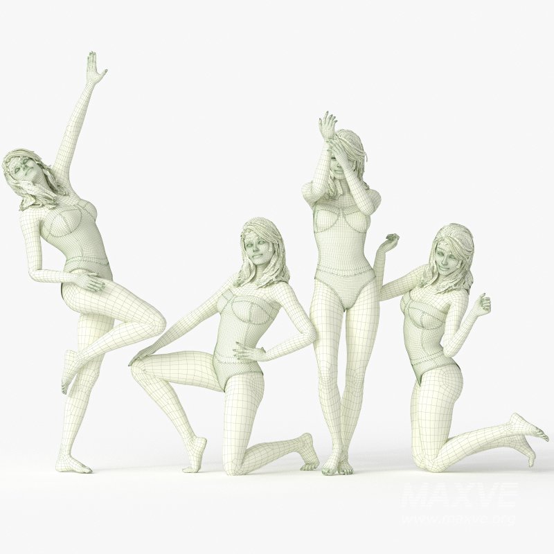 Woman in 04 Photography Poses - Image 5