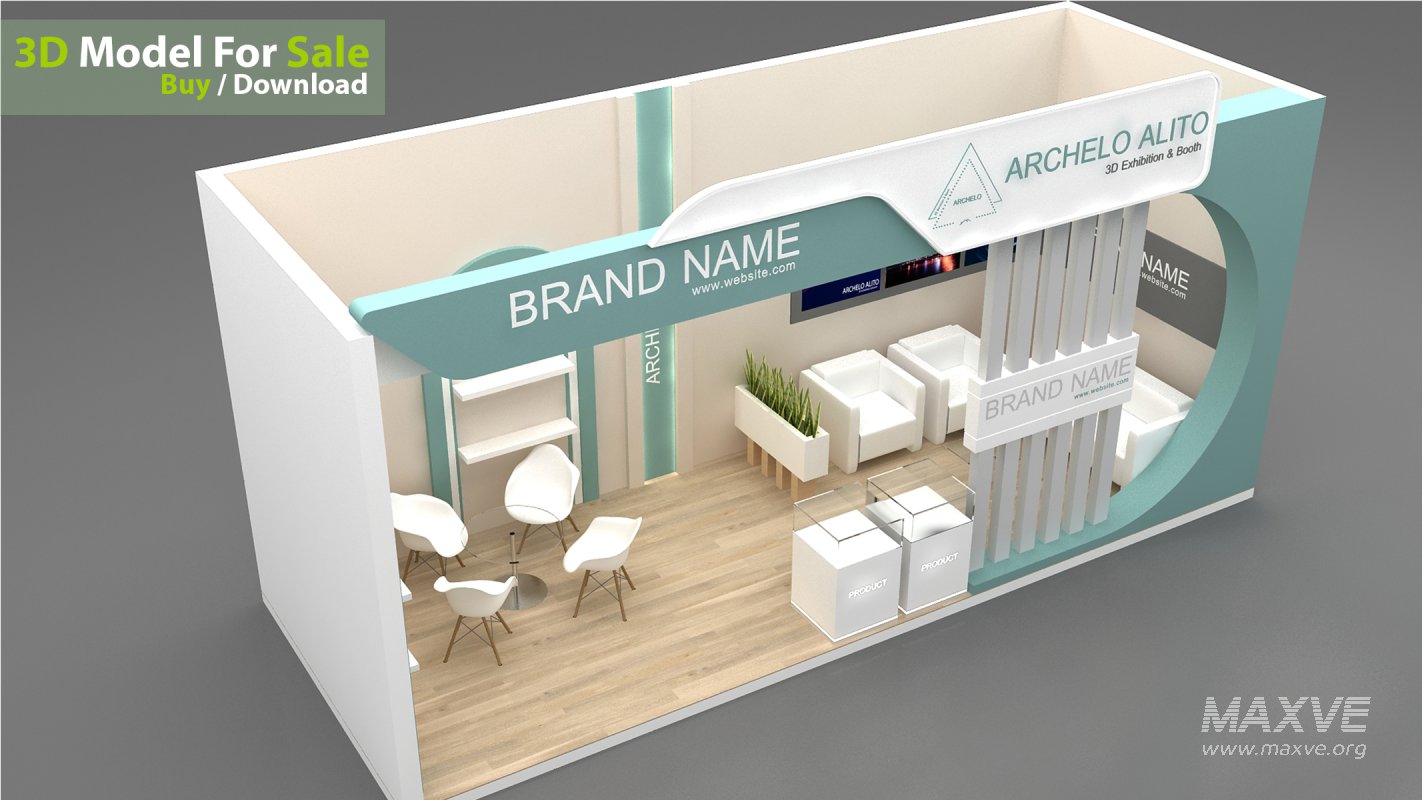 3d kiosk booth exhibition - Image 5