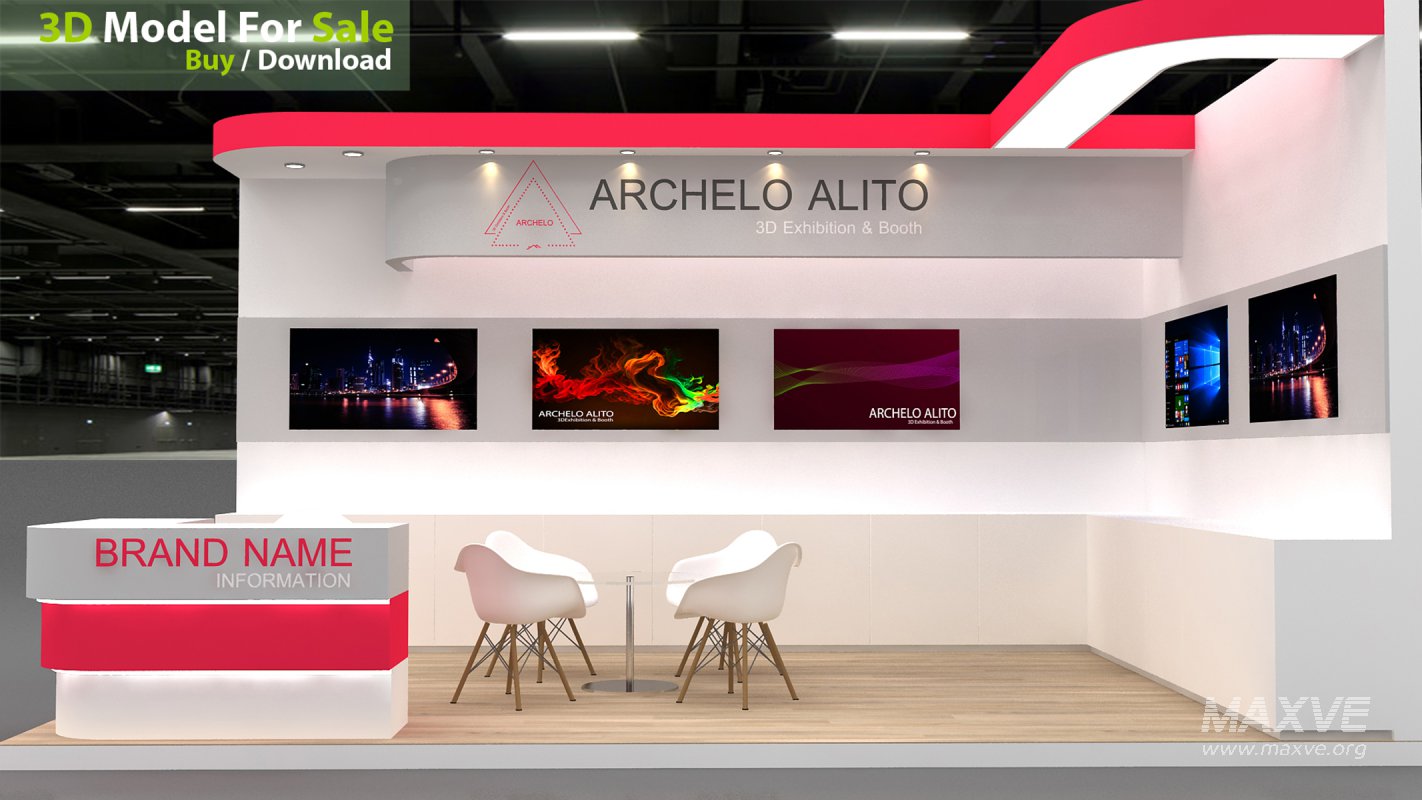 3D Stand Booth Model - Image 5