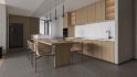 Modern living room and dining room interior scene - Thumbnail 1