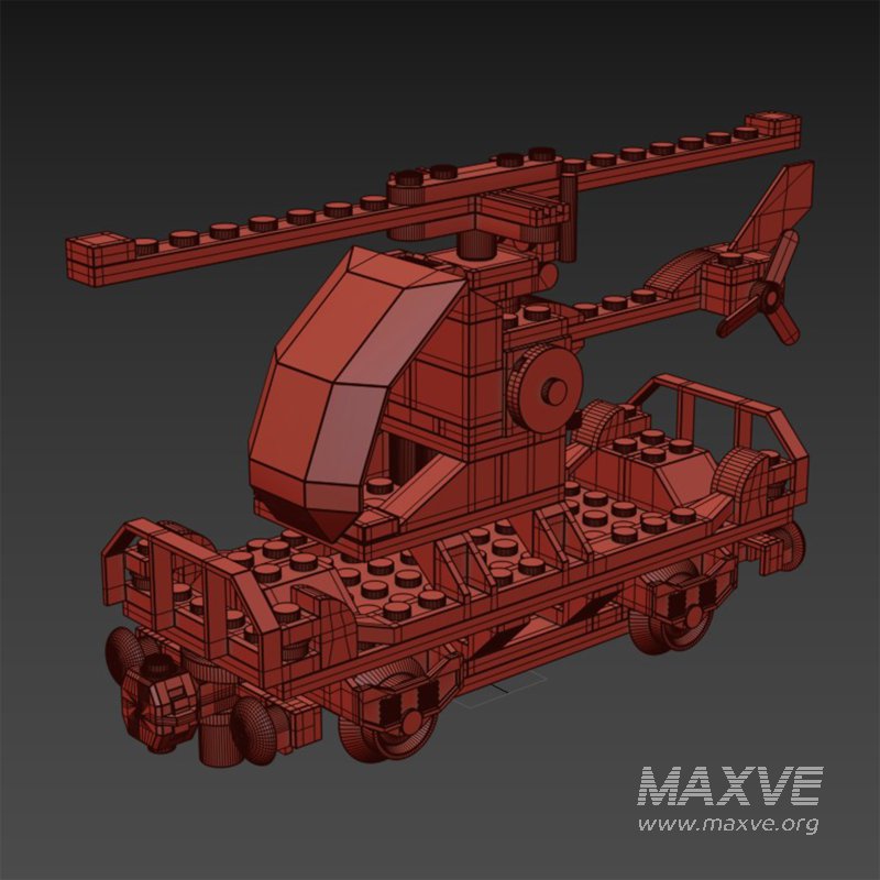 60098 Heavy haul train vagone Helicopter - Image 7