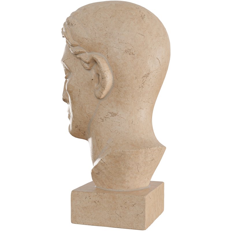 Ancient Greek Man Head Statue - Image 3