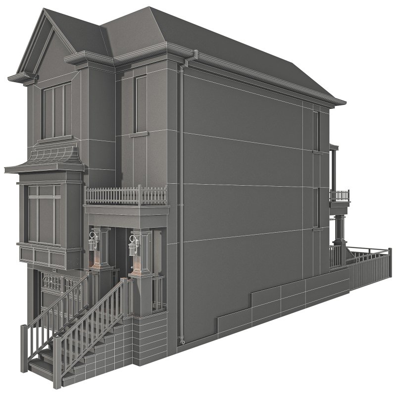 brick house with a pitched roof 02 - Image 7