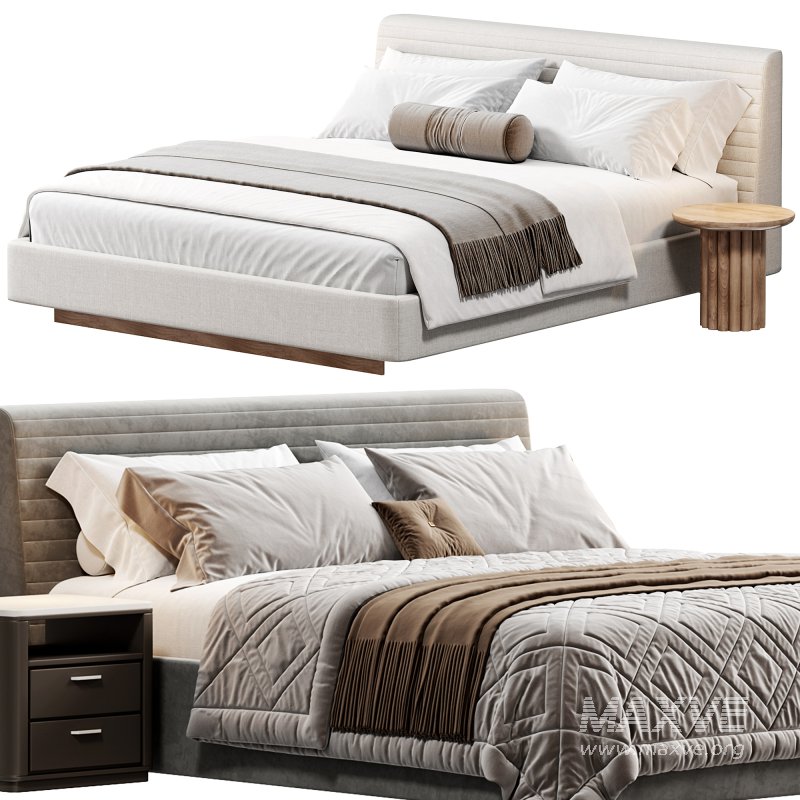 Roger Bed by Minotti - Image 6
