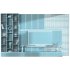 Modern TV Wall Unit with Dark Wood, Marble Back Panel and Glass Cabinets-Set 05 - Thumbnail 5