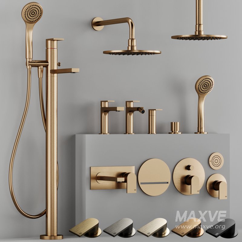 Gessi Manzoni bathroom faucet collection set 1 - Image 1