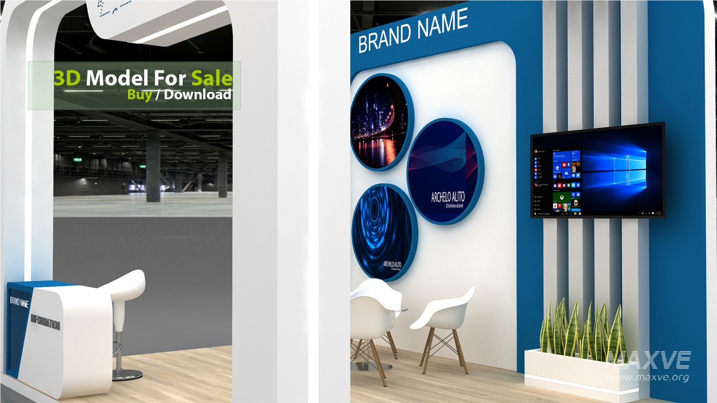 3d model booth - Image 4