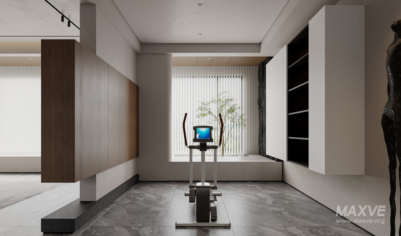 Modern living room and dining room interior scene - Image 3