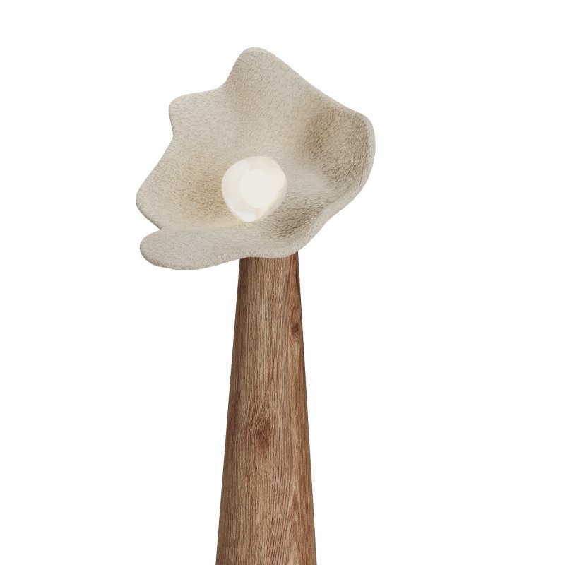 Plaster Petal Floor Lamp - Image 4