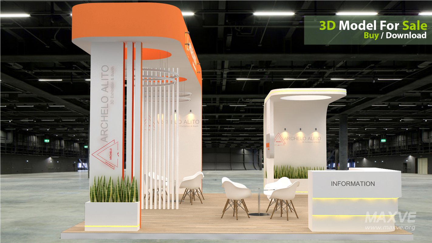exhibition 3d model - Image 3