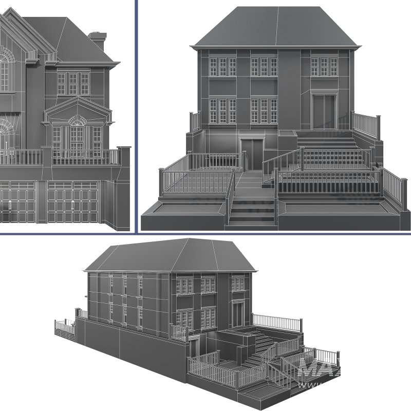 brick house with a pitched roof 01 - Image 7