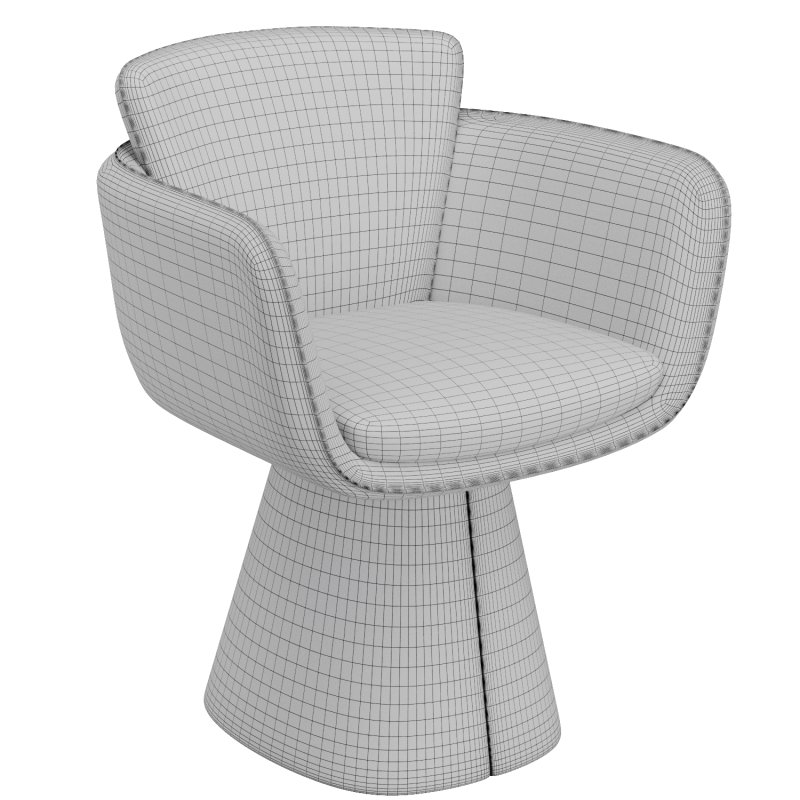 Rune Swivel Dining Chair Beige - Image 6
