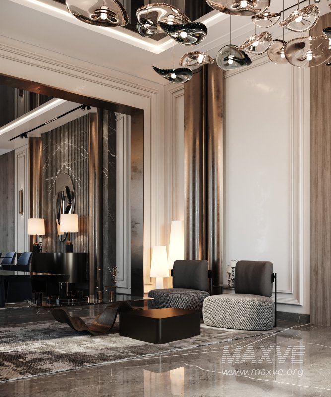 luxury salon and dining neoclassic - Image 10