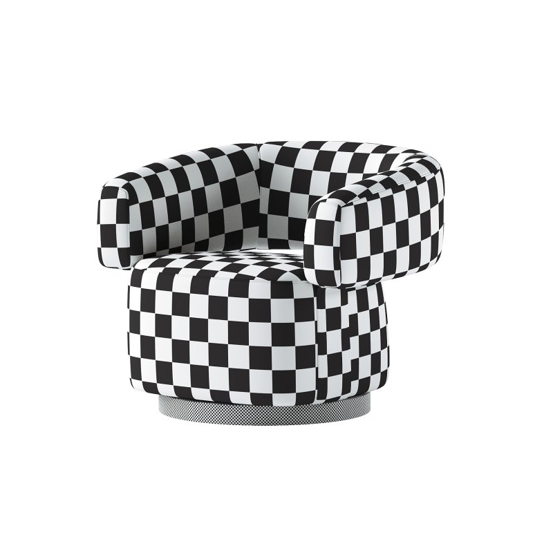 River Velvet Accent Chair - Image 1