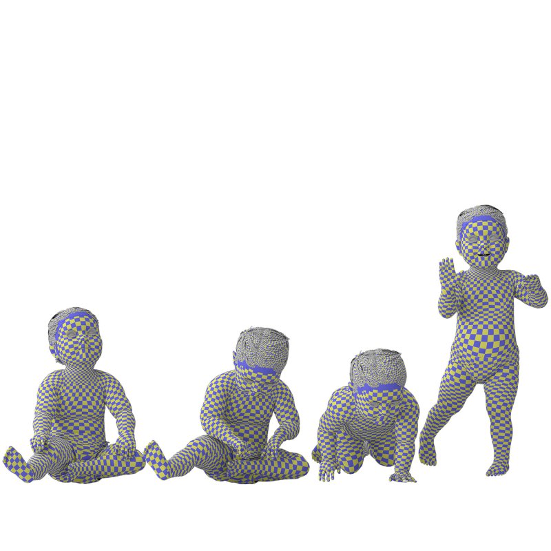 Boy Baby in 4 Poses - Image 2