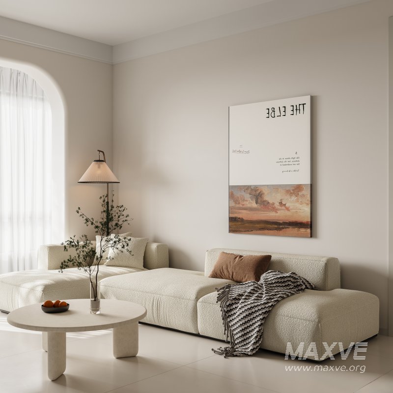 Modern living room and dining room interior scene - Image 3