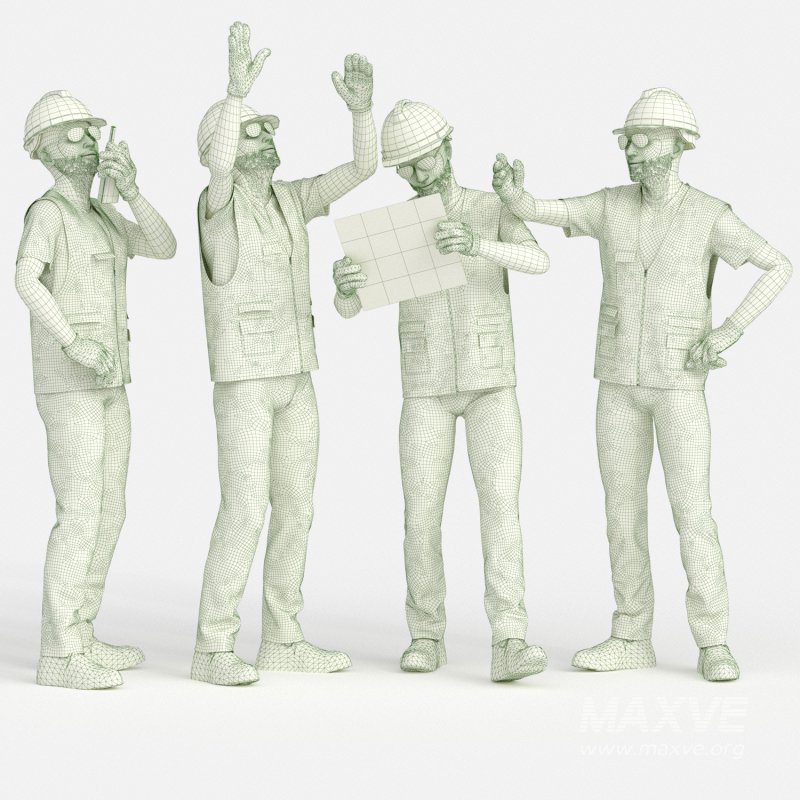 Construction Engineer 04 pose - Image 4