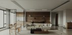 Modern living room and dining room interior scene - Thumbnail 2