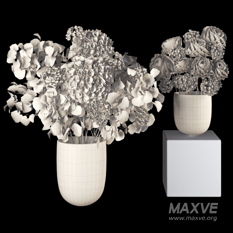 Bouquet with peony and hydrangeas - Image 7