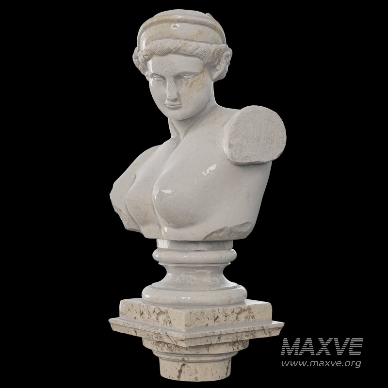 Ancient Broken hand Woman Statue - Image 4