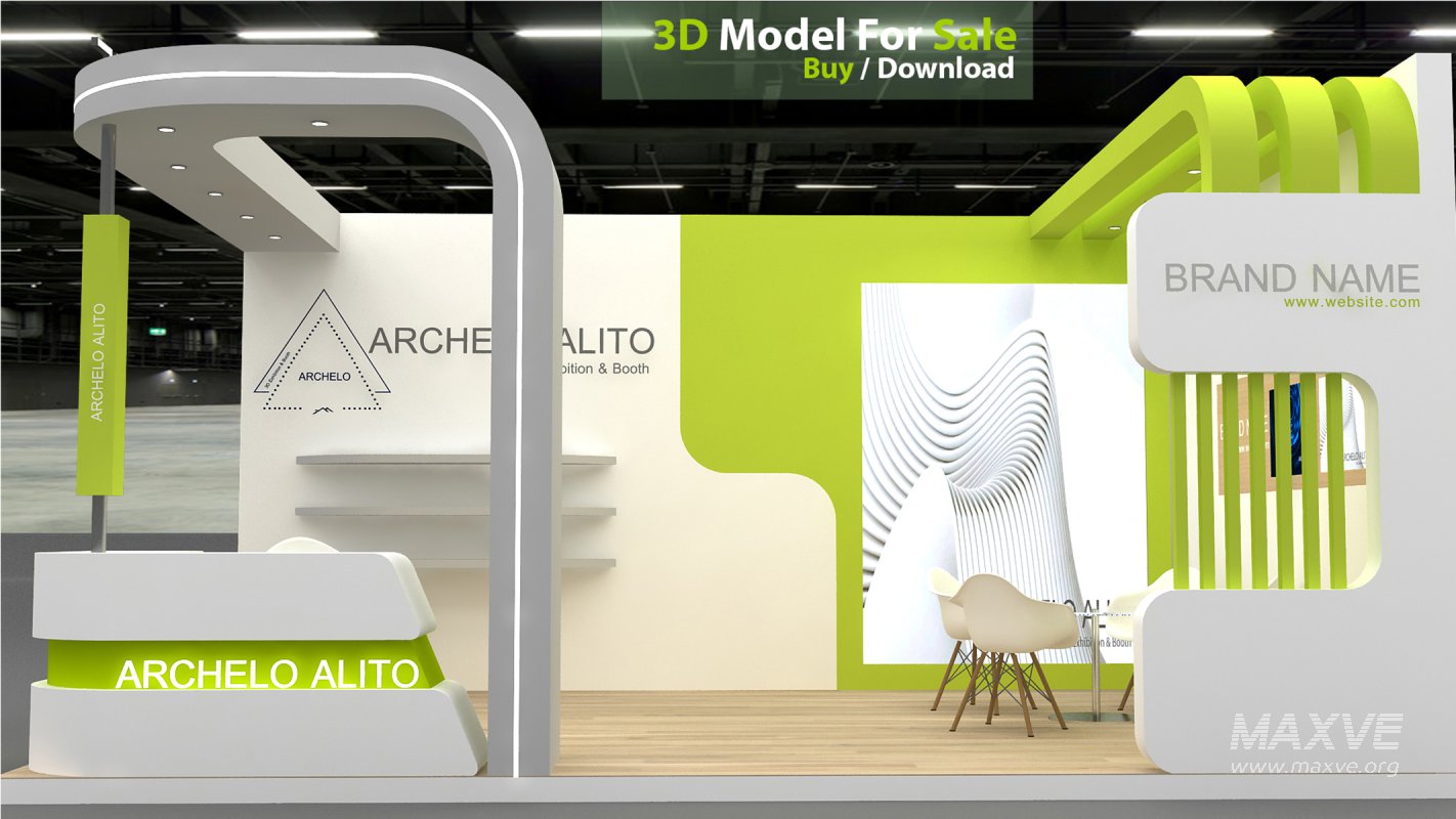 3D Exhibition Booth Model - Image 2