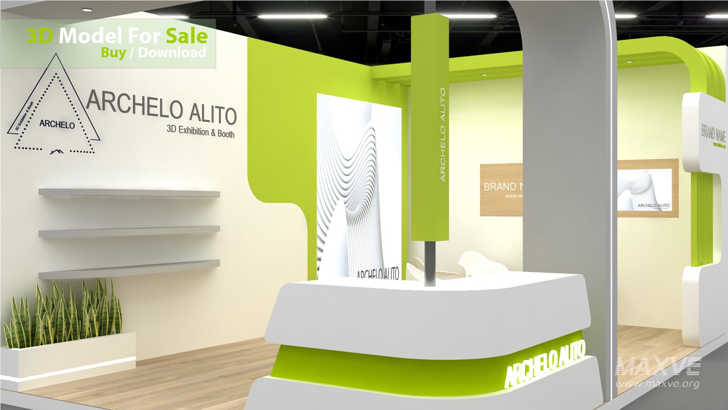 3D Exhibition Booth Model - Image 3