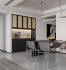 Modern living room and dining room interior scene - Thumbnail 4