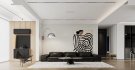 Modern living room and dining room interior scene - Thumbnail 1