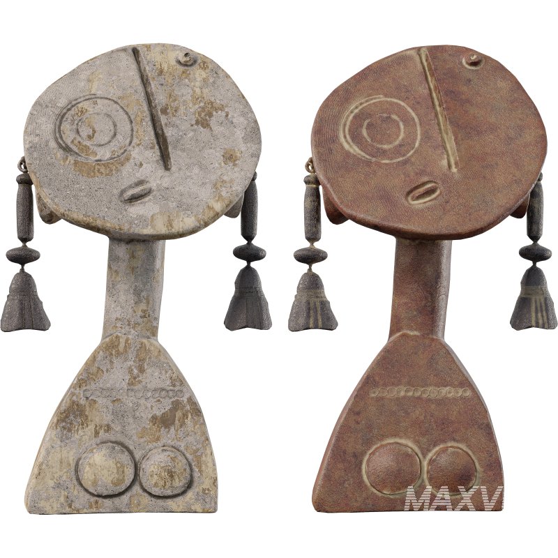 Tribal Ancestor Mask Abstract Cultural - Image 2