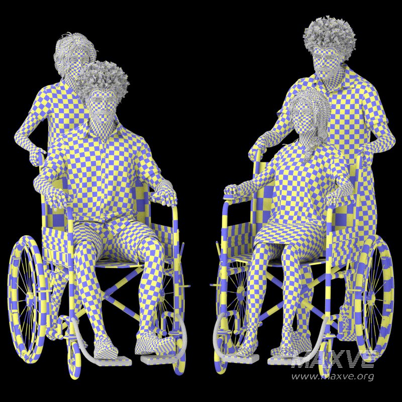 Man and Woman on Wheelchair - Image 5