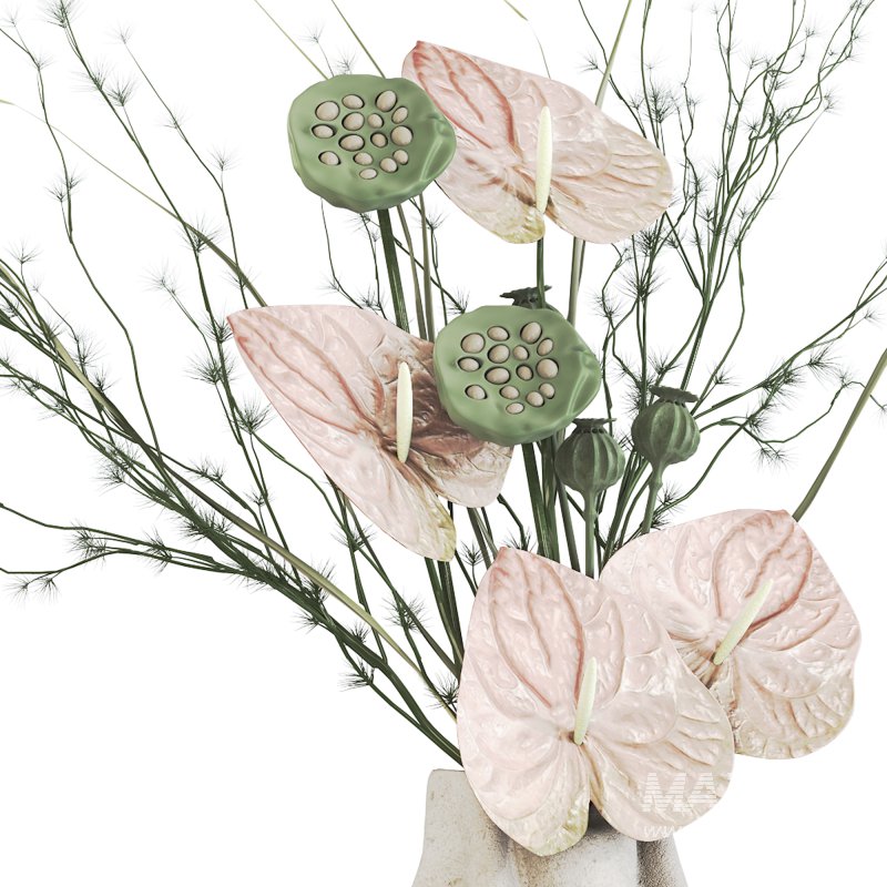 Flowers in Vase Collection 38 - Image 4