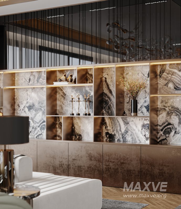 Luxurious living room and dining room - Image 6