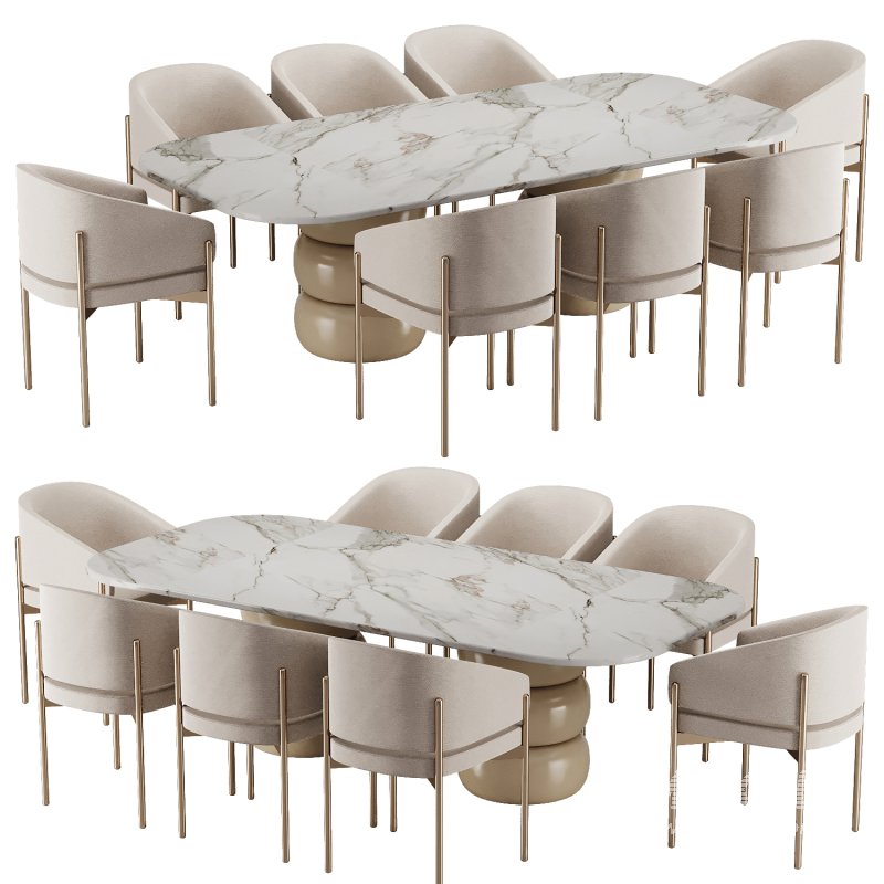 Dinning chair and table305 - Image 1