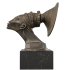 Antique Abstract Art Deco Trumpet Sculpture - Thumbnail 2