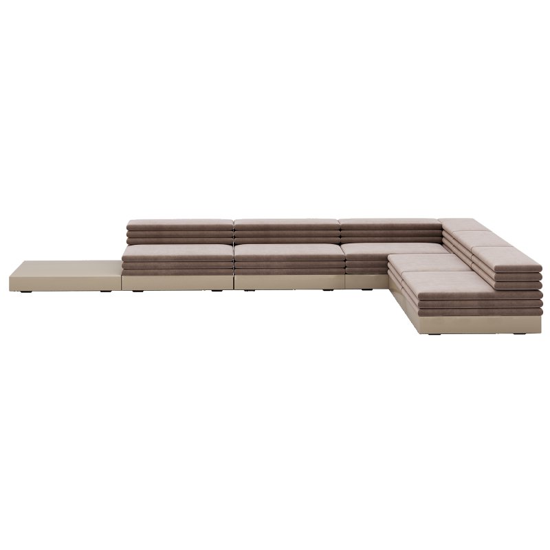 Acamante Modular Fabric Empress position Sofa By La Cividina01 - Image 2