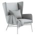 Kasen Belfast Navy Lounge Chair - Thumbnail 3