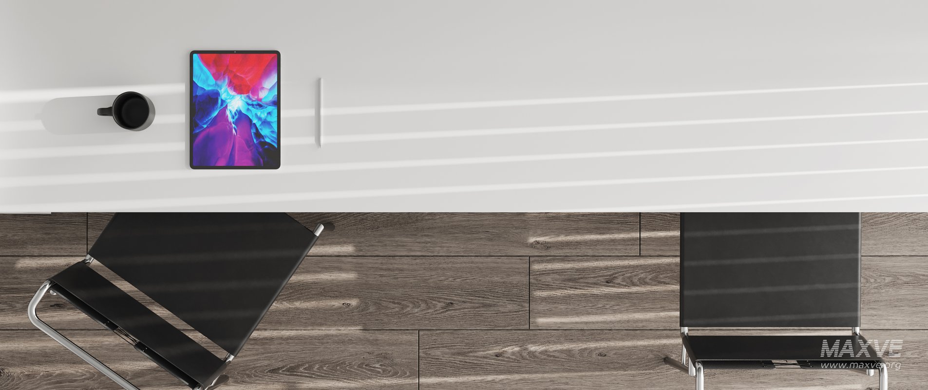 Modern living room and dining room interior scene - Image 7